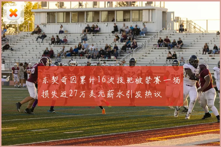 东契奇因累计16次技犯被禁赛一场损失近27万美元薪水引发热议